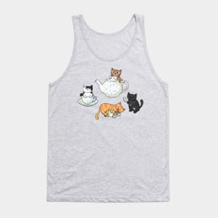 Tea cats Tank Top